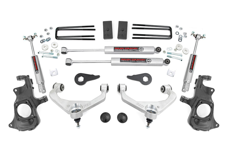 Rough Country - 3.5 Inch Lift Kit - Knuckle - Chevy/GMC 2500HD/3500HD (11-19)