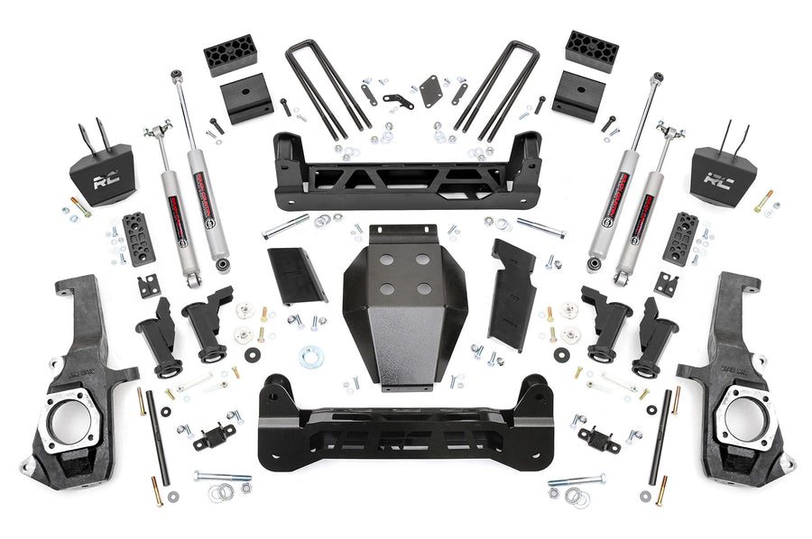 Rough Country - 5 Inch Lift Kit - Torsion Drop - Chevy/GMC 2500HD/3500HD (11-19)
