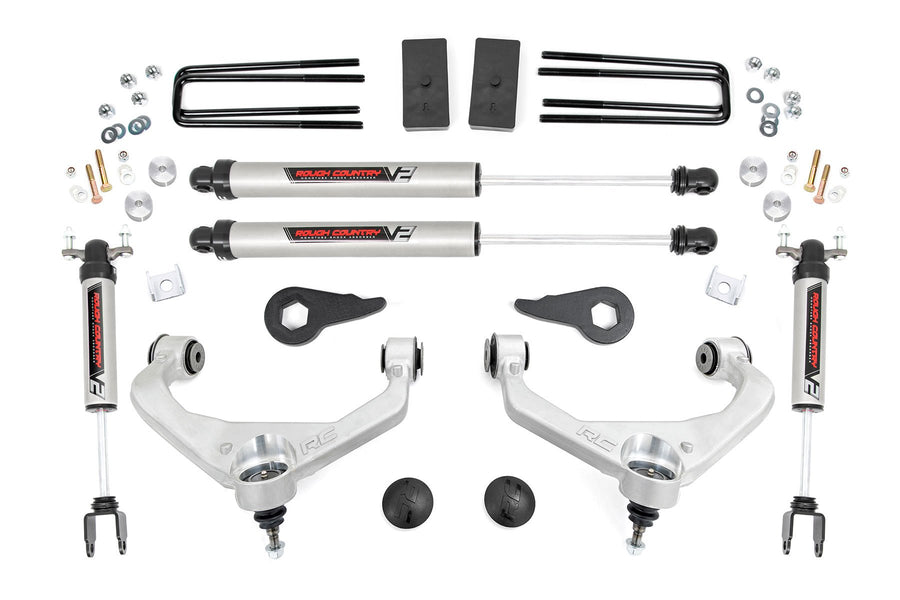 Rough Country - 3.5 Inch Lift Kit - V2 - Chevy/GMC 2500HD/3500HD (11-19)