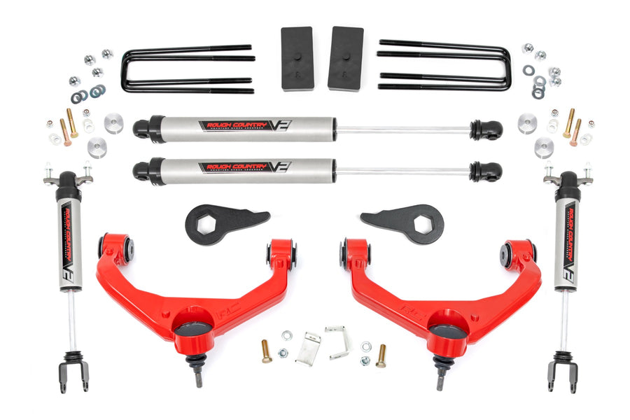 Rough Country - 3.5 Inch Lift Kit - V2 - Chevy/GMC 2500HD/3500HD (11-19)