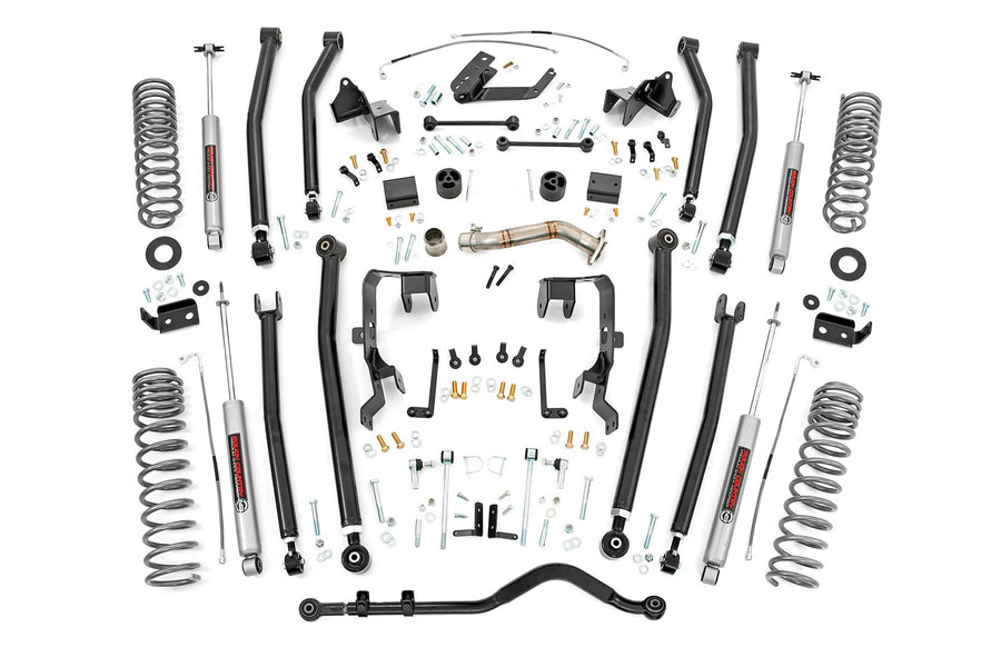 Rough Country - 4 Inch Lift Kit - Long Arm - Jeep Wrangler Unlimited 4WD (2012-2018)