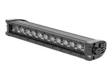 Rough Country - 12 Inch Black Series LED Light Bar - Single Row - Cool White DRL