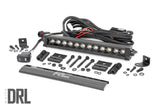 Rough Country - 12 Inch Black Series LED Light Bar - Single Row - Cool White DRL
