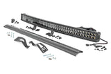 Rough Country - LED Light Kit - Front Mount - 40 In. Black Dual Row - White DRL - Can-Am Commander Max 1000