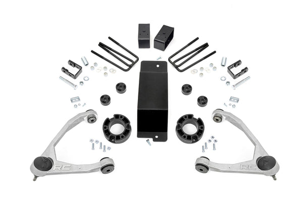 Rough Country - 3.5 Inch Lift Kit - Mag-ride - Alu/Cast Steel - GMC Sierra 1500 Denali (14-16)