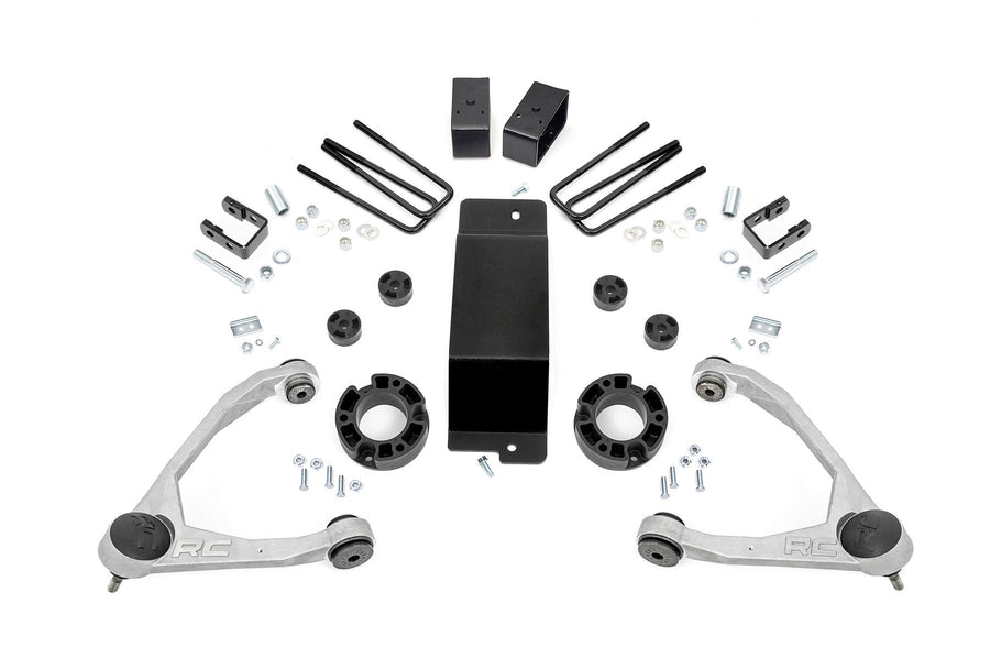 Rough Country - 3.5 Inch Lift Kit - Mag-ride - Alu/Cast Steel - GMC Sierra 1500 Denali (14-16)