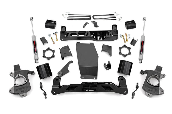 Rough Country - 5 Inch Lift Kit - Alum/Stamp Steel - Chevy/GMC 1500 (14-18 & Classic)