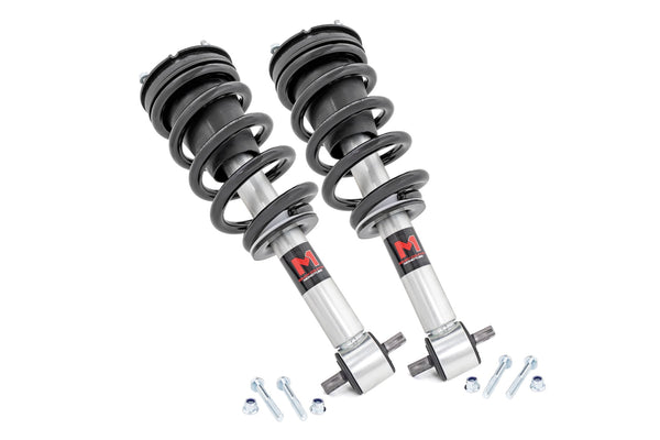 Rough Country - M1 Adjustable Lowering Struts - Monotube - -2" - Chevy/GMC 1500 (14-18 & Classic) - 502189