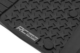 Rough Country - Floor Mats - FR - 2 Door - Jeep Wrangler JK 4WD (2014-2018) - FF-6141_A