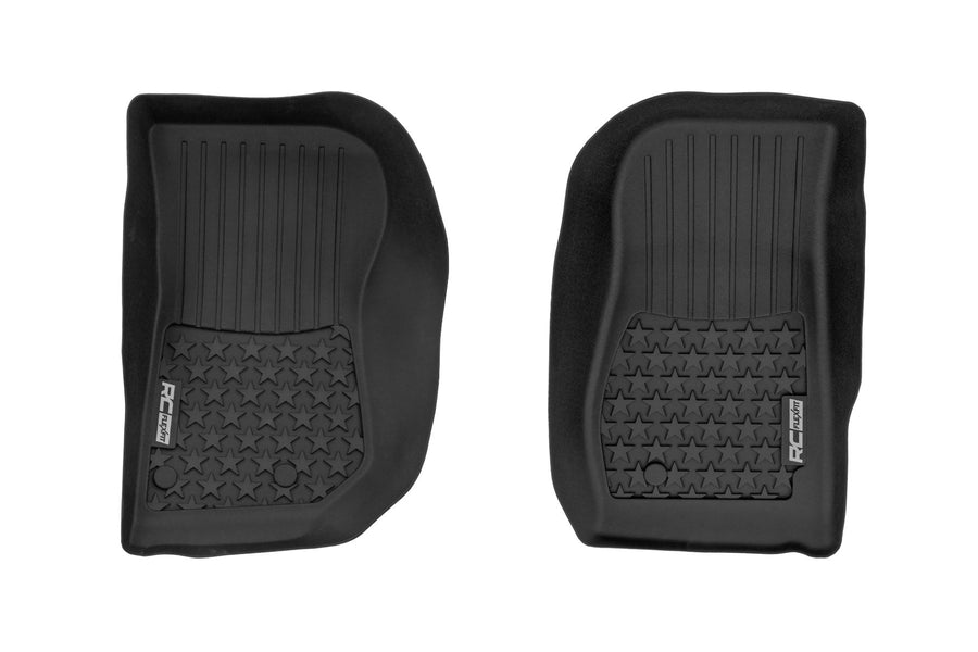 Rough Country - Floor Mats - FR - 4 Door - Jeep Wrangler Unlimited 4WD (2014-2018)