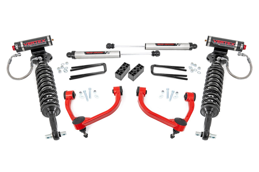 Rough Country - 3 Inch Lift Kit - UCAs - Vertex/V2 - Ford F-150 4WD (2014-2020)