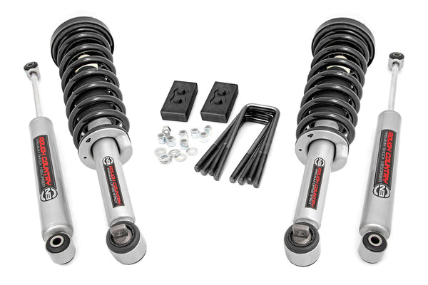Rough Country - 2 Inch Lift Kit - N3 Struts/N3 - Ford F-150 4WD (2021-2025)