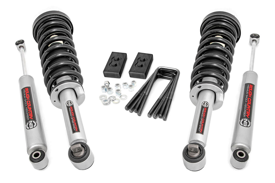 Rough Country - 2 Inch Lift Kit - N3 Struts/N3 - Ford F-150 4WD (2021-2025)