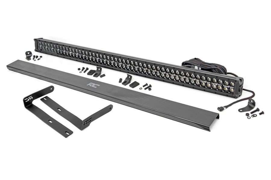 Rough Country - LED Black Dual Row DRL Light Bar Kit - 50 Inch - Kubota RTV-X1120