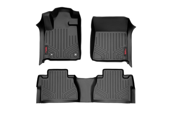 Rough Country - Floor Mats - FR & RR - CrewMax - Toyota Tundra 2WD/4WD (2014-2021)