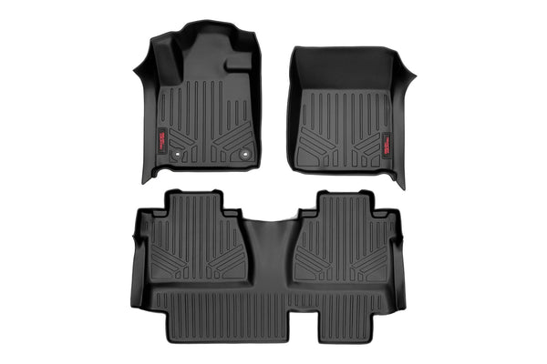 Rough Country - Floor Mats - FR & RR - Double Cab - Toyota Tundra 2WD/4WD (2014-2021)