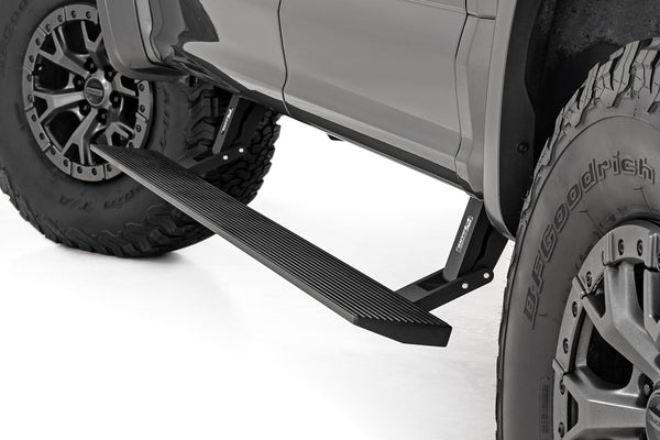Rough Country - Power Running Boards - Dual Electric Motor - Crew Cab - Ford F-150/Lightning/F-250/F-350/Raptor (15-24)