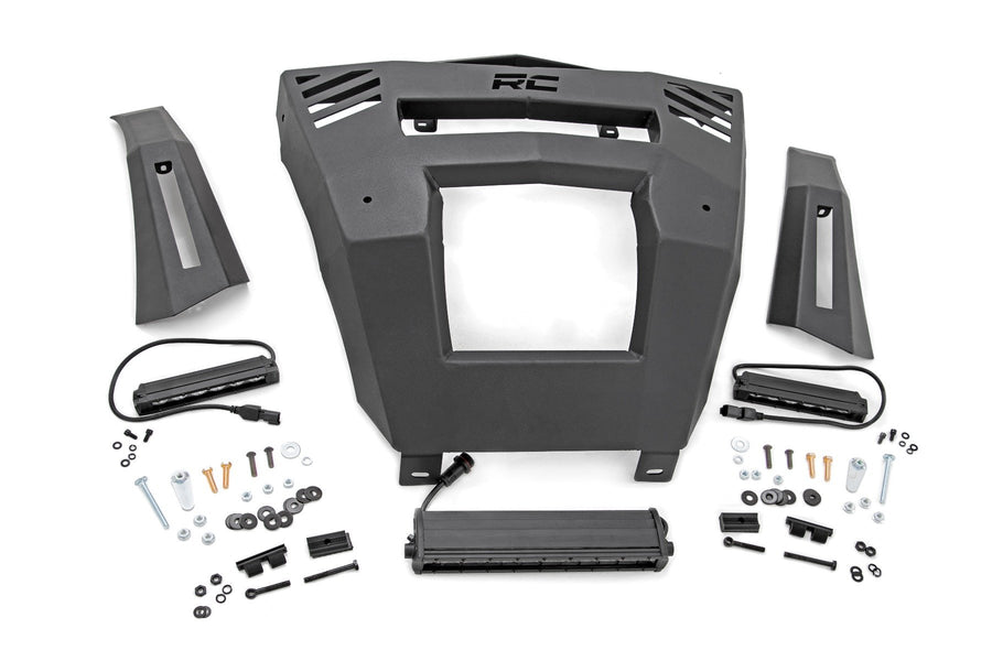 Rough Country - LED Light - Bumper Mount - 12 In. And 6 In. Pair Combo - Can-Am Defender HD 8/HD 9/HD 10