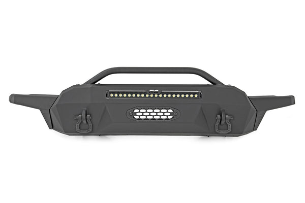 Rough Country - Front Bumper -High Clearance - Hybrid - 20 In. Blk LED - Toyota Tacoma (16-23)