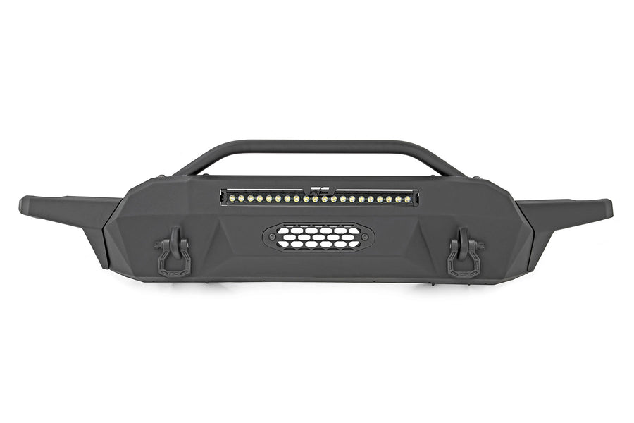 Rough Country - Front Bumper -High Clearance - Hybrid - 20 In. Blk LED - Toyota Tacoma (16-23)