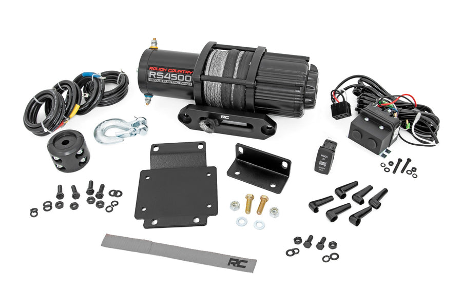 Rough Country - Winch Mount - RS4500S - Honda Pioneer 1000
