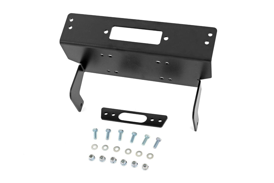 Rough Country - Winch Mount - Non-Pro Fit Cage - Polaris Ranger 570 Crew  - 92096