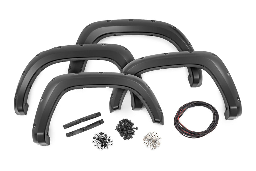 Rough Country - Pocket Fender Flares - 4X0 Inferno - Toyota Tacoma 2WD/4WD (2016-2023)