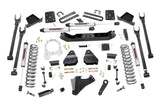 Rough Country - 6 Inch Lift Kit - 4-Link - No OVLD - V2 - Ford F-250/F-350 Super Duty (17-22)