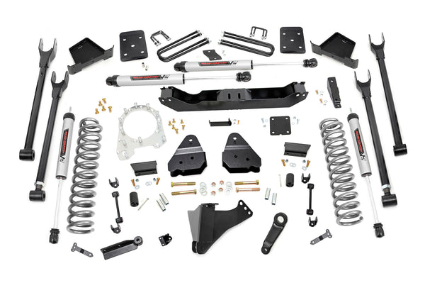 Rough Country - 6 Inch Lift Kit - 4-Link - OVLD - V2 - Ford F-250/F-350 Super Duty 4WD (17-22)