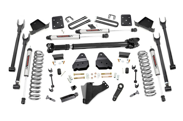 Rough Country - 6 Inch Lift Kit - 4-Link - OVLD - D/S - V2 - Ford F-250/F-350 Super Duty (17-22)