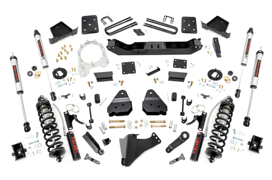 Rough Country - 6 Inch Lift Kit - Diesel - No OVLD - C/O V2 - Ford F-250/F-350 Super Duty (17-22)