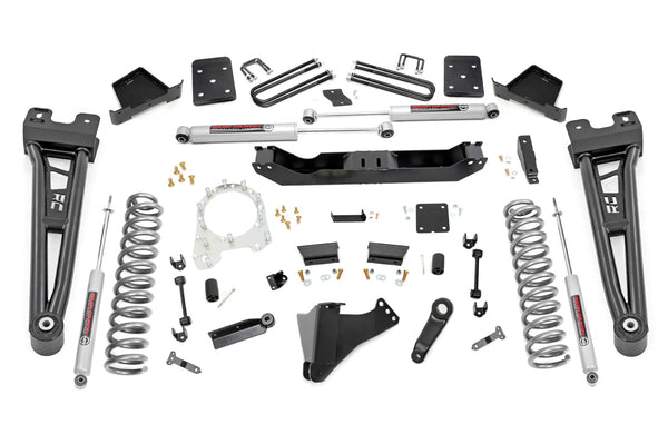 Rough Country - 6 Inch Lift Kit - Radius Arm - No OVLD - Ford F-250/F-350 Super Duty (17-22)