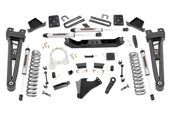 Rough Country - 6 Inch Lift Kit - R/A - No OVLD - V2 Shocks - Ford F-250/F-350 Super Duty (17-22)