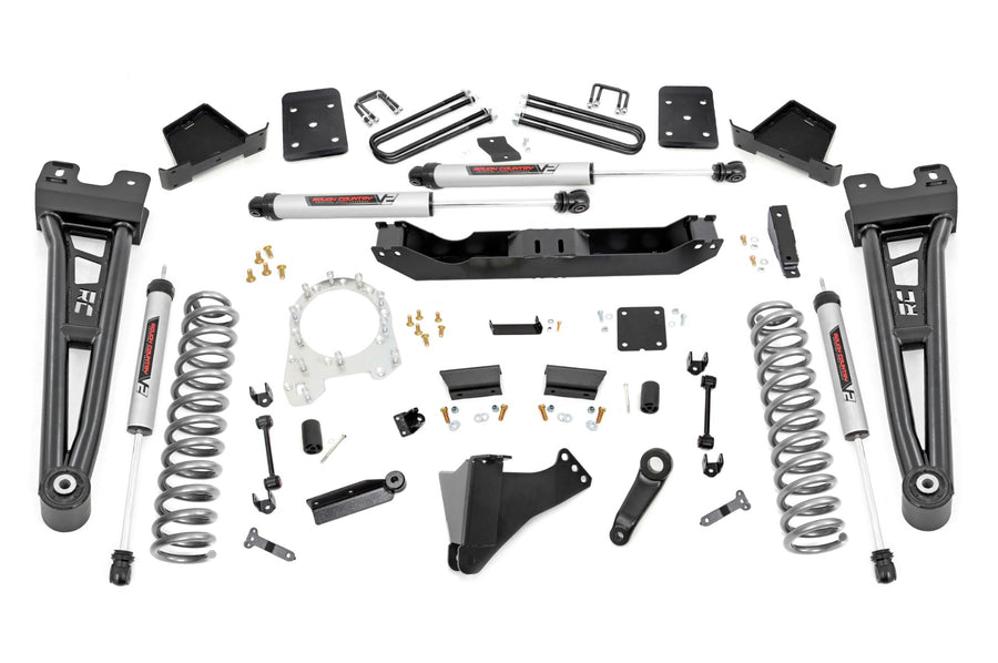Rough Country - 6 Inch Lift Kit - OVLD - V2 Shocks - Ford F-250/F-350 Super Duty 4WD (17-22)