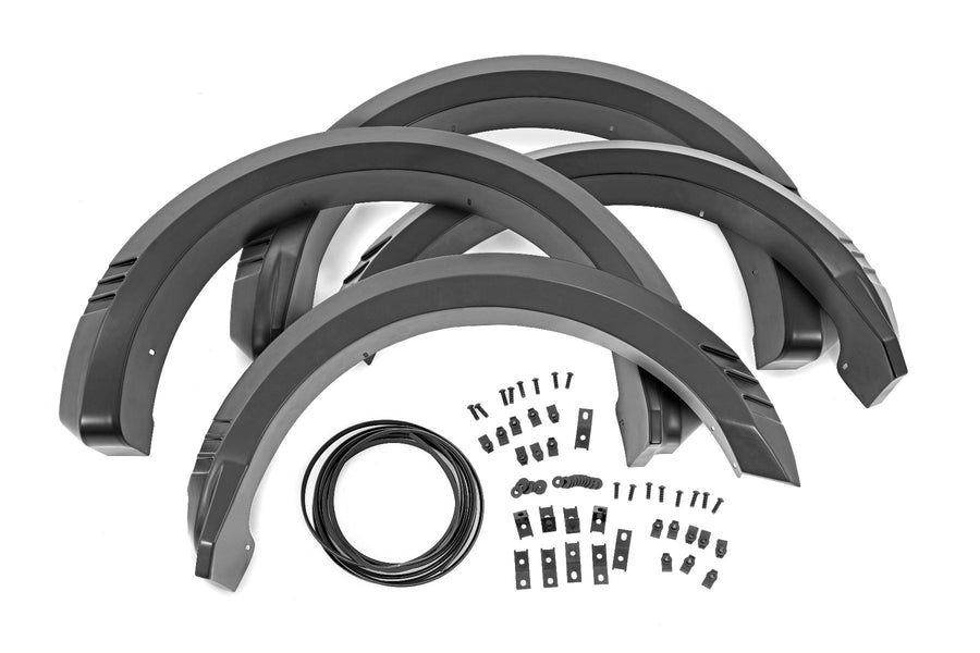 Rough Country - Fender Flares - SF1 - DB Shelter Green - Ford F-150 2WD/4WD (2021-2025)