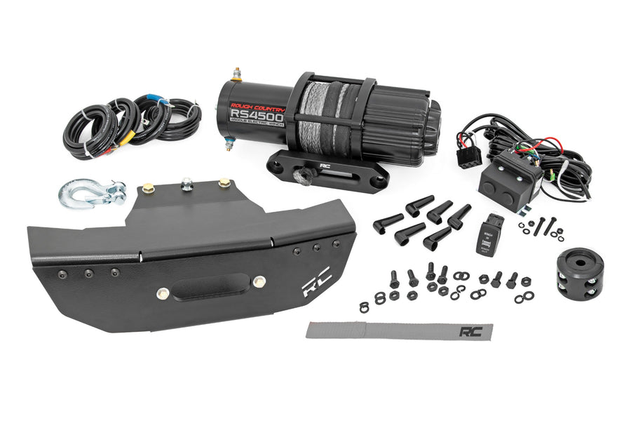 Rough Country - Winch Mount - RS4500S - Polaris RZR Turbo S4