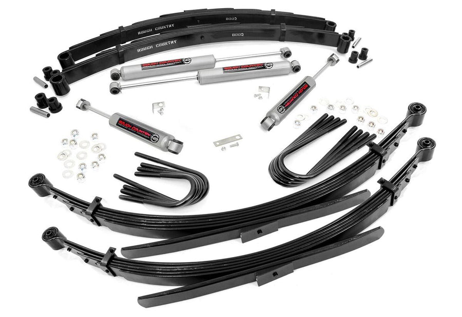 Rough Country - 2 Inch Lift Kit - 52 Inch RR Springs - Chevy/GMC C10/K10 Truck & SUV/K5 Blazer (77-87)