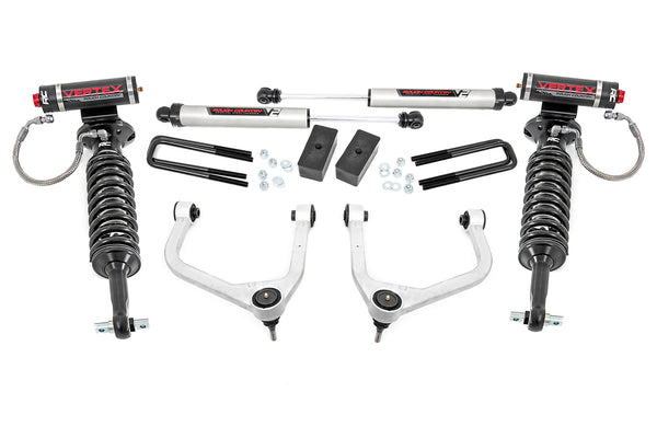 Rough Country - 3.5 Inch Lift Kit - Vertex/V2 - GMC Sierra 1500 2WD/4WD (2019-2025 & Classic)