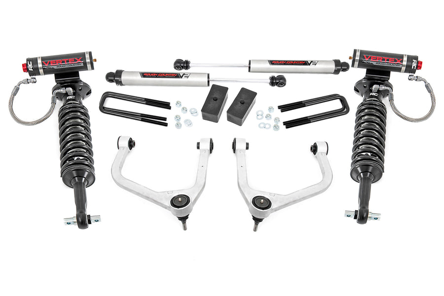 Rough Country - 3.5 Inch Lift Kit - Vertex/V2 - GMC Sierra 1500 2WD/4WD (2019-2025 & Classic)
