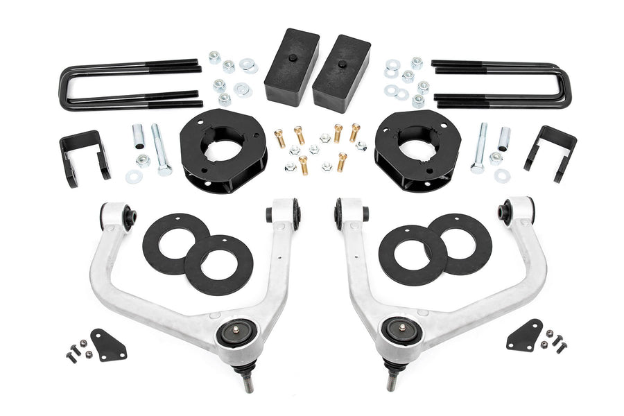 Rough Country - 3.5 Inch Lift Kit - Adaptive Ride Control - Chevy/GMC Sierra 1500 (19-24)/Silverado 1500 (19-24)