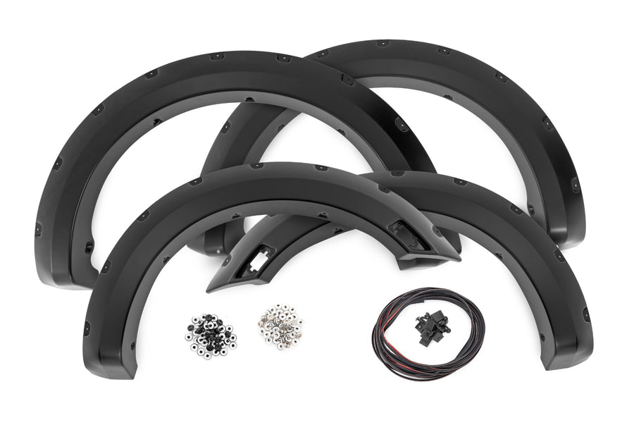 Rough Country - Pocket Fender Flares - NE Cactus Gray - Ford Ranger 2WD/4WD (2019-2023)