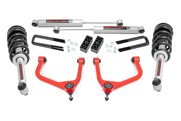 Rough Country - 3.5 Inch Lift Kit - N3 Struts - Chevy Silverado 1500 2WD/4WD (2019-2024 & Classic)