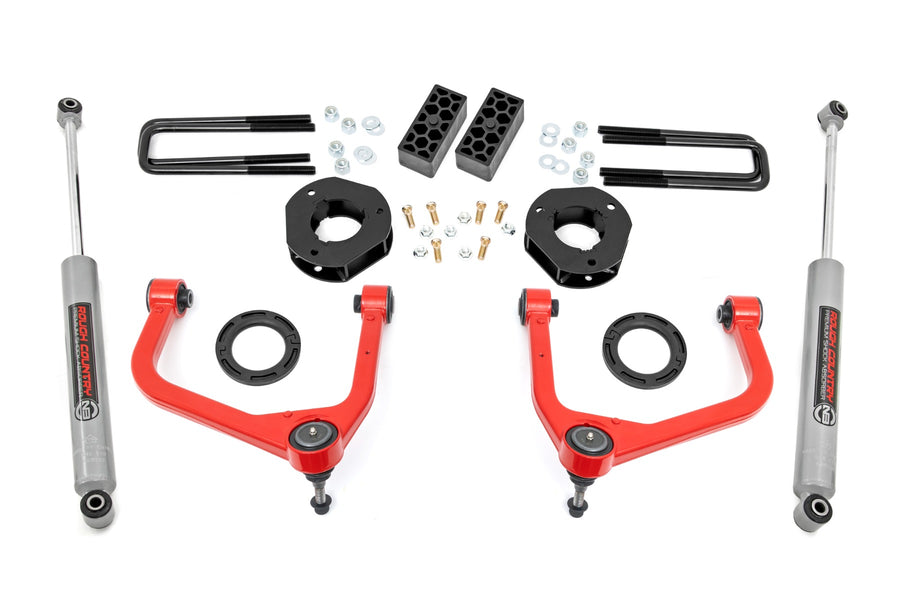 Rough Country - 3.5 Inch Lift Kit - Chevy Silverado 1500 2WD/4WD (2019-2024 & Classic)
