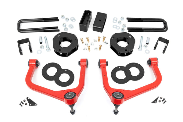 Rough Country - 3.5 Inch Lift Kit - Adaptive Ride Control - Chevy/GMC Sierra 1500 (19-24)/Silverado 1500 (19-24)