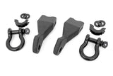 Rough Country - Tow Hook Brackets - D-Ring Combo - Chevy Silverado 1500 2WD/4WD (2019-2025 & Classic)