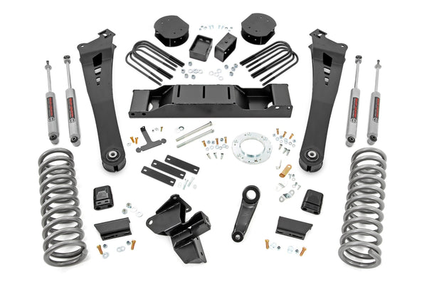Rough Country - 5 Inch Lift Kit - DRW - OE Rear Air - Ram 3500 4WD (2020-2024)