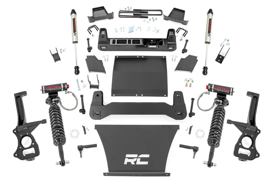 Rough Country - 4 Inch Lift Kit - AT4/Trailboss - Vertex/V2 - Chevy/GMC Sierra 1500 (19-24)/Silverado 1500 (19-24)