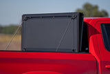 Rough Country - Hard Tri-Fold Flip Up Bed Cover - 6'7 In. Bed - Chevy/GMC Sierra/Silverado 1500 (19-25)