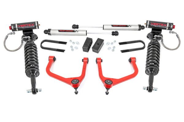 Rough Country - 3.5 Inch Lift Kit - Mono Leaf Rear - Vertex/V2 - GMC Sierra 1500 2WD/4WD (2019-2025 & Classic)