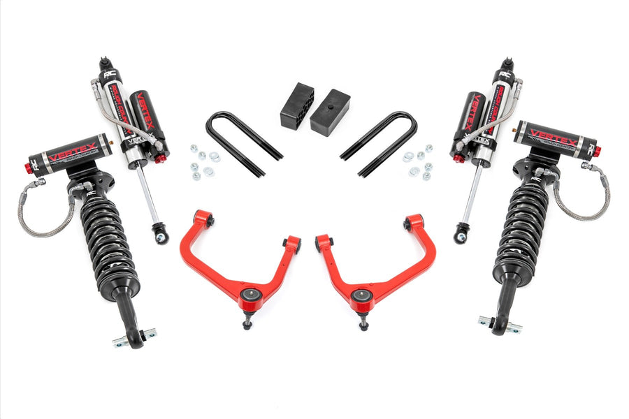 Rough Country - 3.5 Inch Lift Kit - Mono Leaf Rear - Vertex - GMC Sierra 1500 2WD/4WD (2019-2025 & Classic)